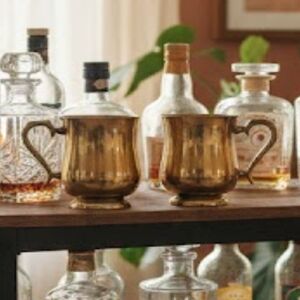 Vintage Brass Beer Stein Mugs – Medieval Gothic Décor Cottagecore